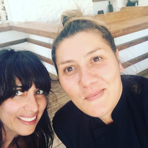 Chef Avgeria Stapaki and I