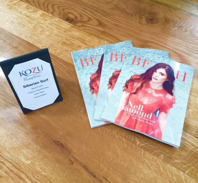 Magazine & Drink Menu