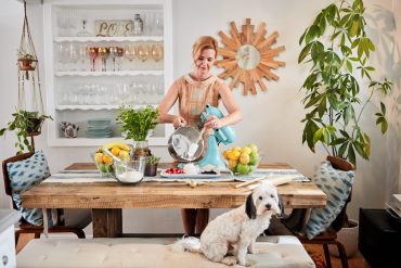 Sugar free coconut whipped cream with berries