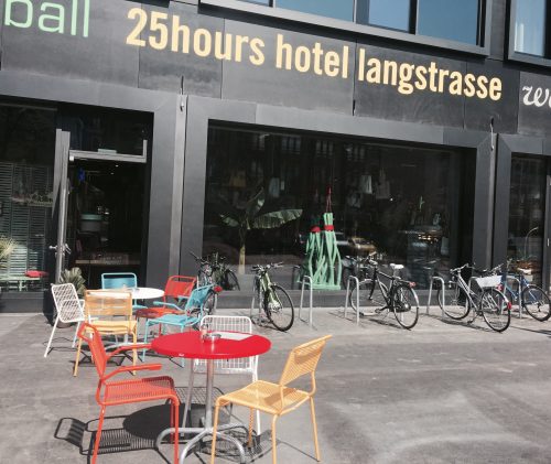  Opening of new and hip 25Hours Hotel in Zurich's most colorful street 