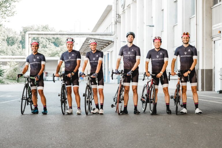 Maserati at Tortour. The biggest ultra cycling event in the world